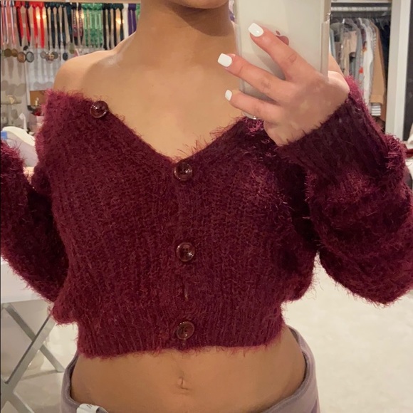 PAPAYA Crop Sweater - Picture 2 of 2